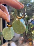 Grande Créole Eucalyptus Dorée paillettes