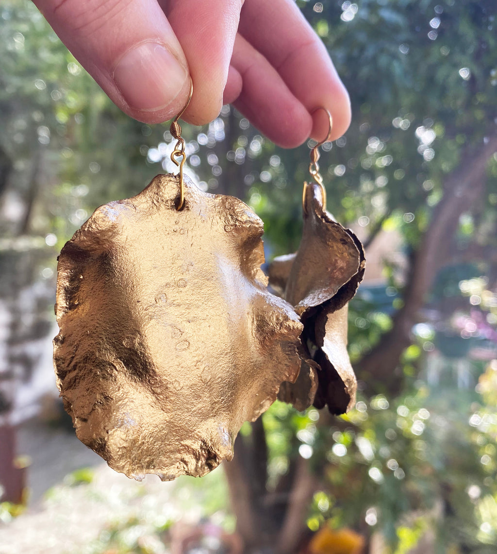 Boucles Jacaranda dorées