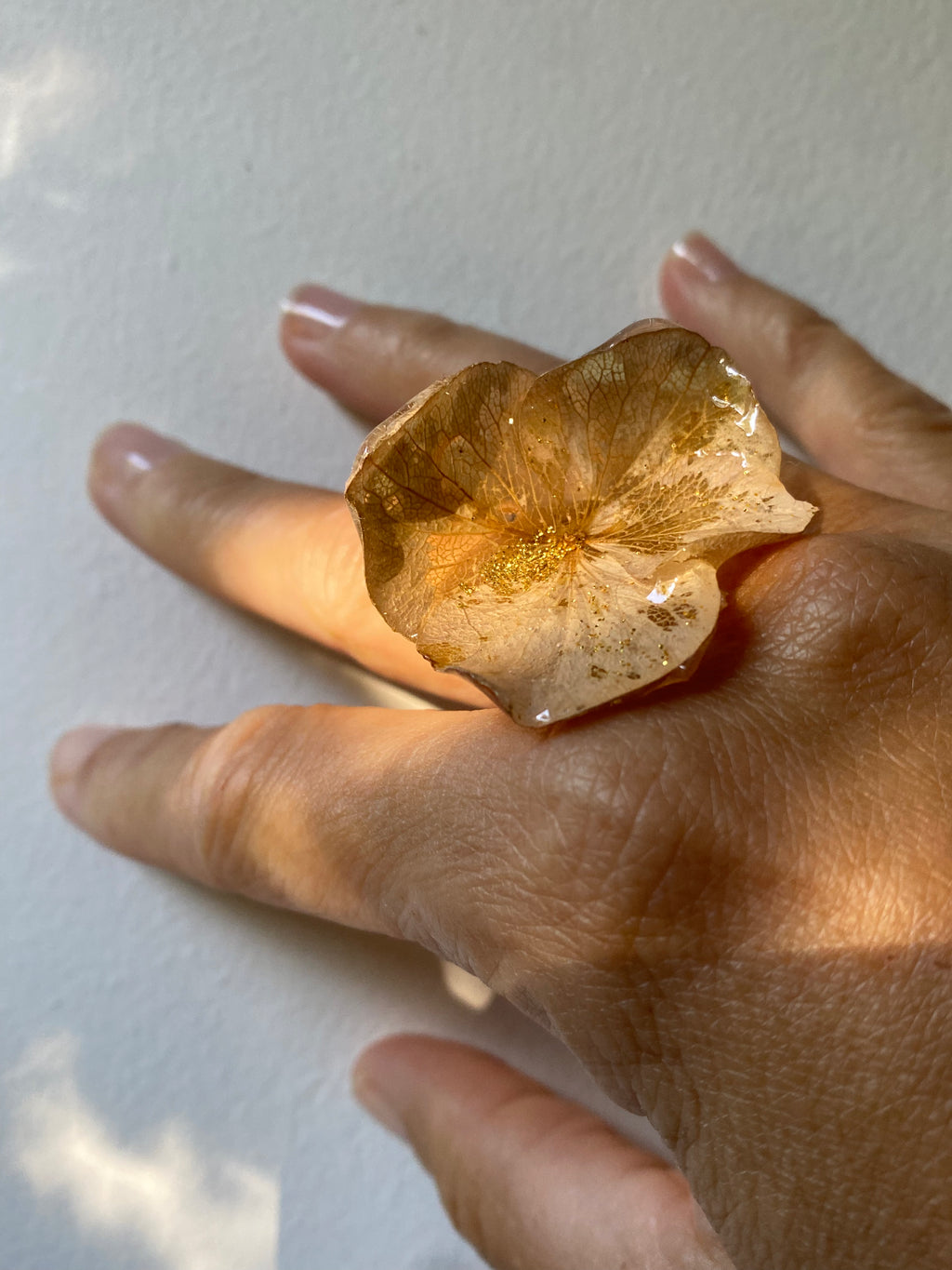 Bague Fleur d'hortensia