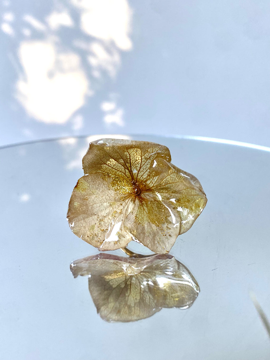 Bague Fleur d'hortensia